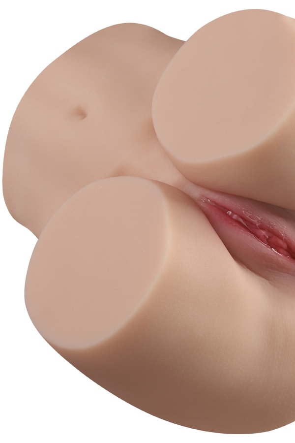 21cm TPE Glossy Lips Blonde Gray Eyes Sex Doll Torso Product