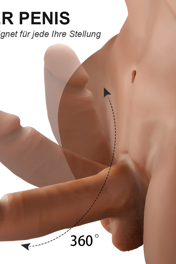 53cm TPE Thin Lips Blonde Amber Eyes Sex Doll Torso Gallery 4