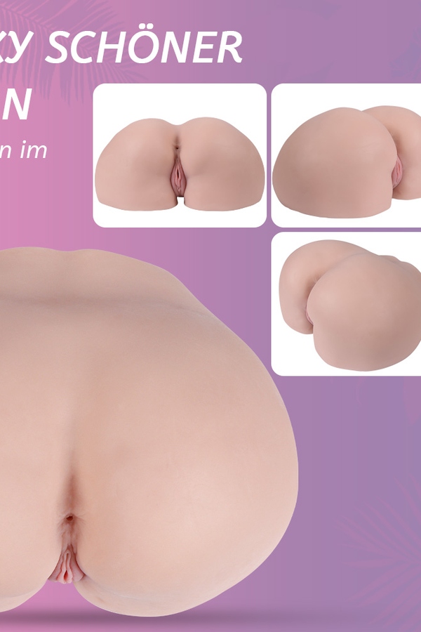 37cm TPE Large Breasts Amber Eyes Voluptuous Sex Doll Torso Gallery 3