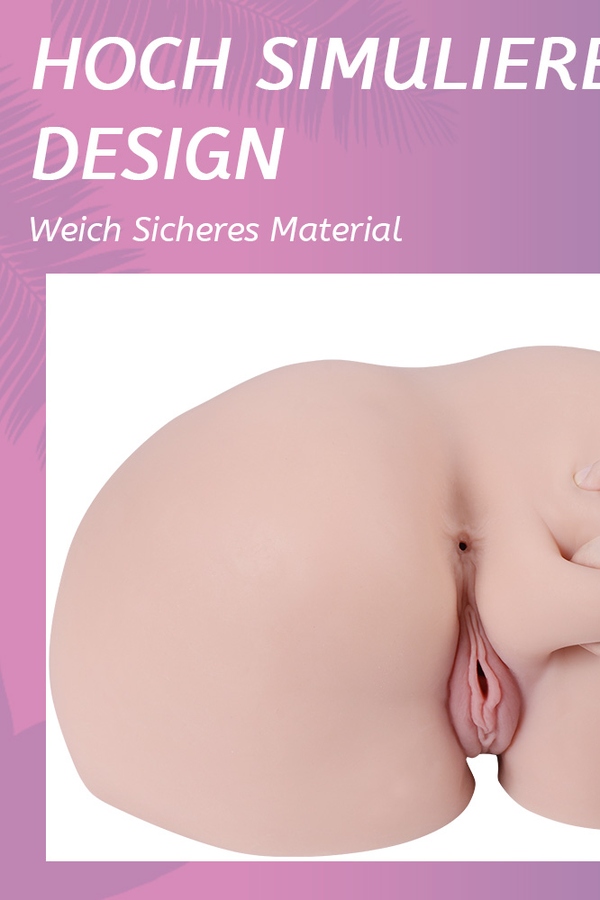 37cm TPE Thin Lips Voluptuous Amber Eyes Sex Doll Torso Gallery 8