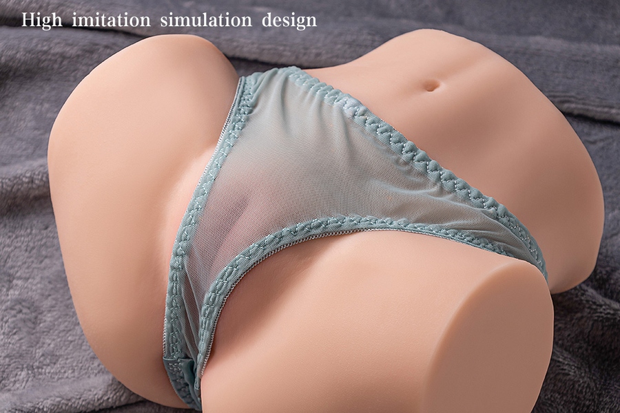 20cm TPE Thin Lips Gray Eyes Voluptuous Sex Doll Torso Gallery 4