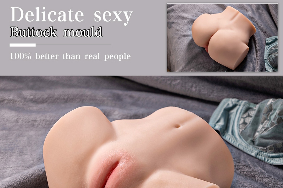 20cm TPE Small Breasts Thin Lips Voluptuous Sex Doll Torso Detail View 2