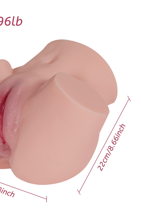 22cm TPE Gray Eyes Voluptuous Thin Lips Sex Doll Torso Gallery 7