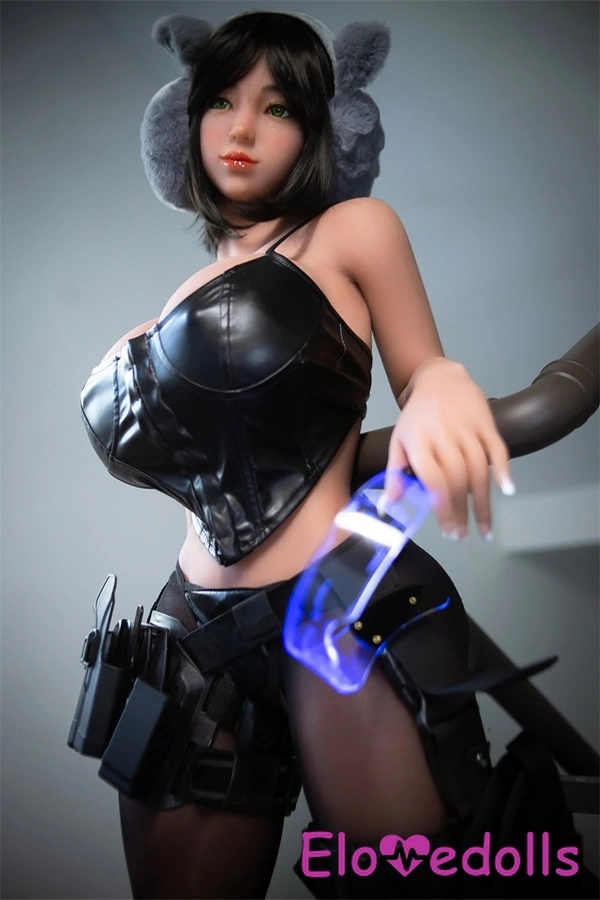 Секс-лялька з ТПЕ, розміром 153 см, розміром F, з чорними тонкими губами, з мініатюрними грудьми, детальний огляд 17