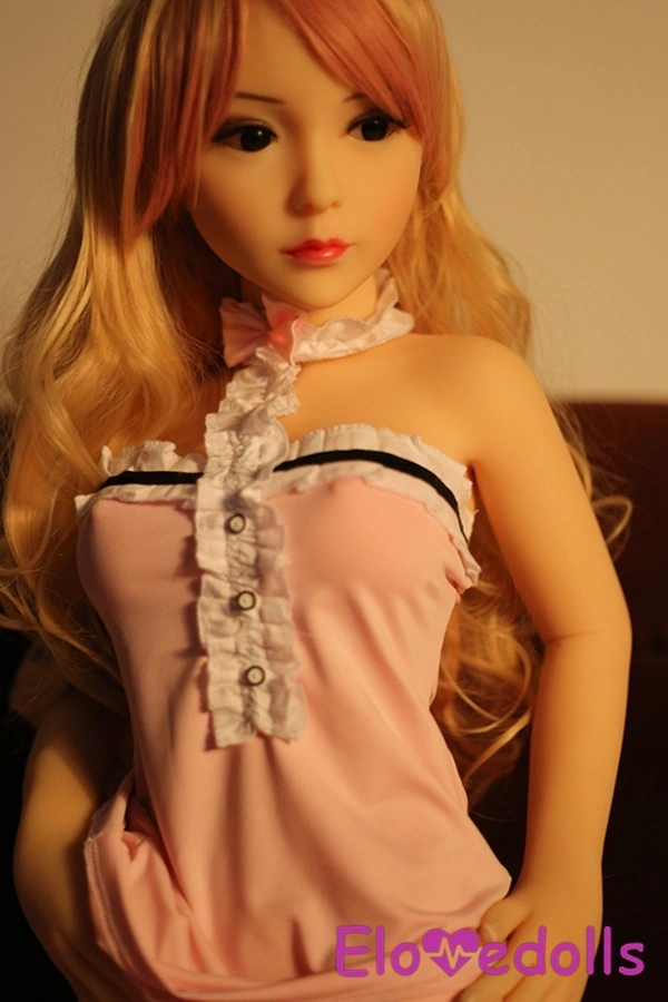 ตุ๊กตาเซ็กส์มินิสีชมพู ขนาด 100 ซม. คัพ B TPE หน้าอกเล็ก Gallery 4