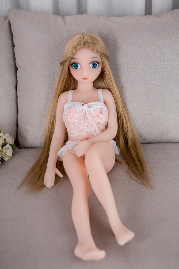70cm B Cup TPE Small Breasts Petite Thin Lips Mini Sex Doll Gallery 7