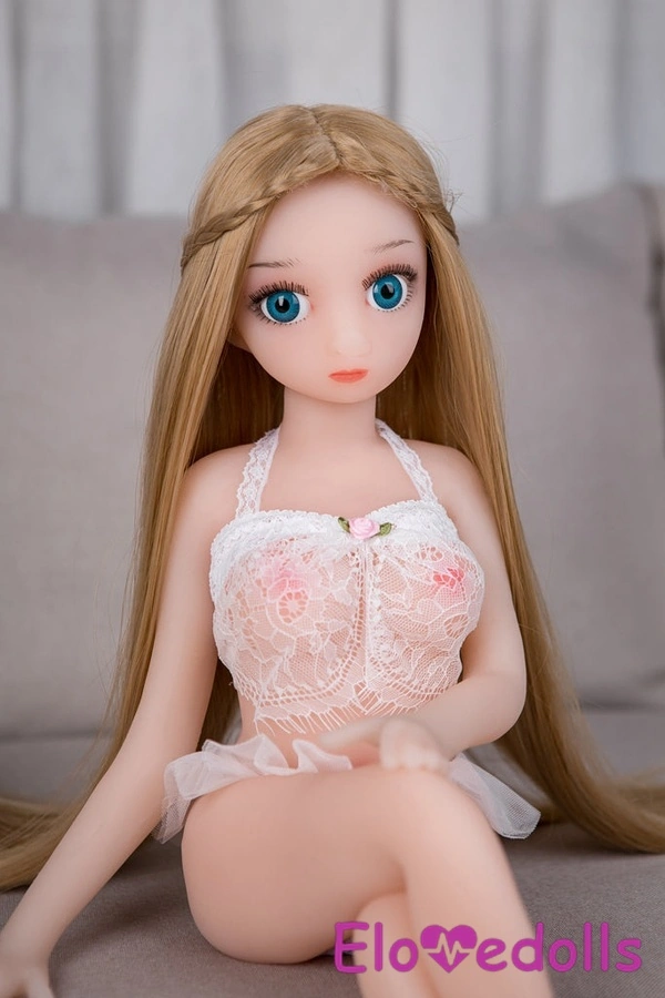70cm B Cup TPE Petite Amber Eyes Thin Lips Mini Sex Doll Λεπτομέρειες Προβολή 1