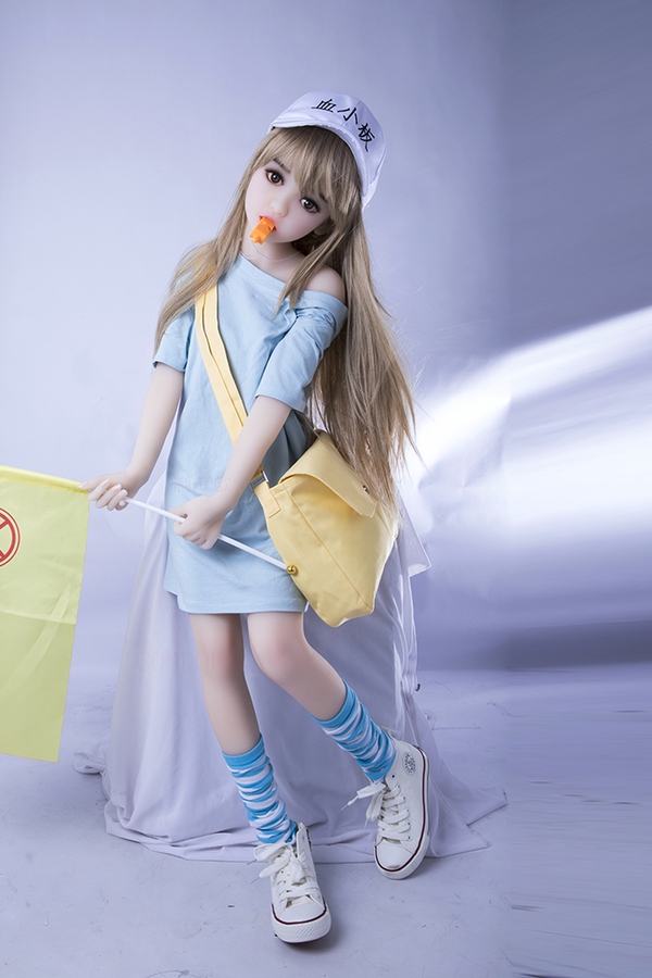 100cm C Cup TPE Petite Gray Eyes Thin Lips Asian Sex Doll Gallery 3