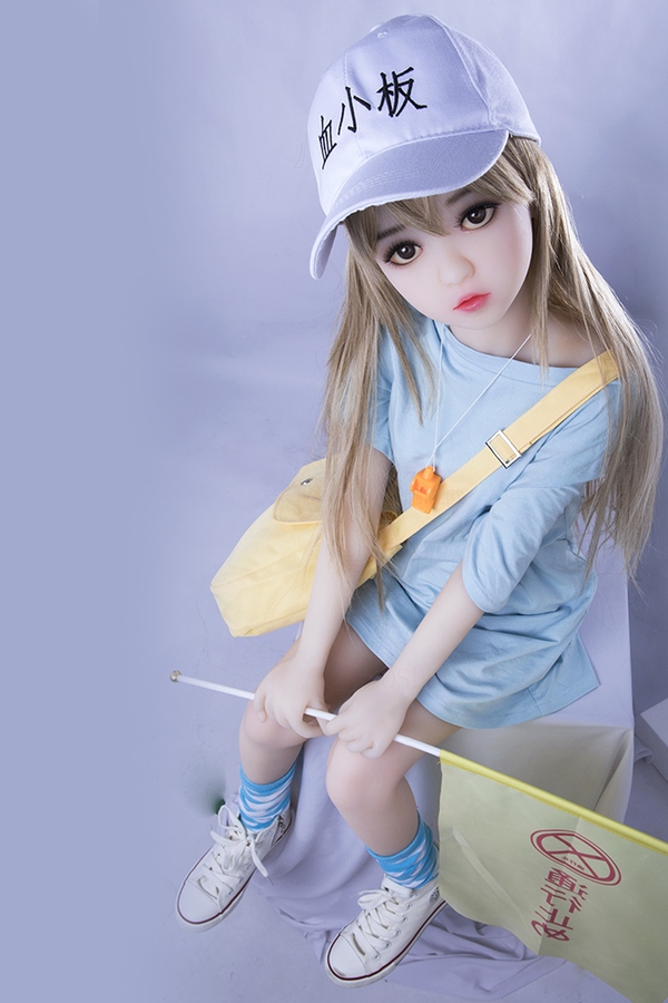 100cm C Cup TPE Blonde Thin Lips Petite Asian Sex Doll Gallery 5