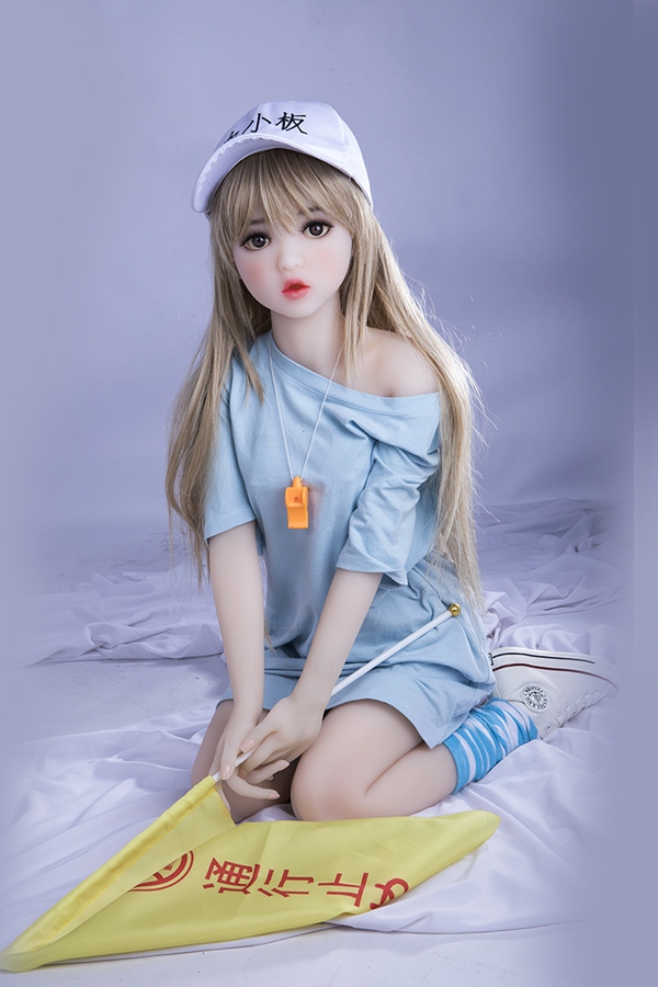 100cm C Cup TPE Blonde Petite Gray Eyes Asian Sex Doll Gallery 8