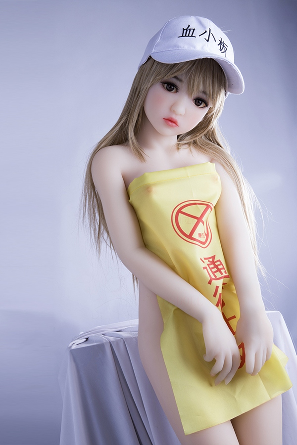 100cm C Cup TPE Petite Thin Lips Blonde Asian Sex Doll Detail View 4