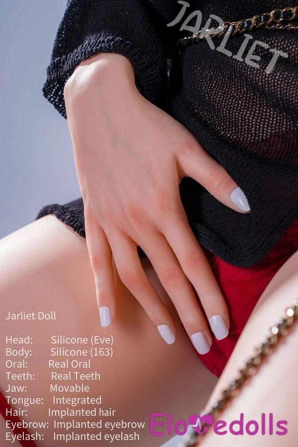 163cm D Cup TPE Medium Breasts Full Lips Brunette Realistic Sex Doll Detail View 4