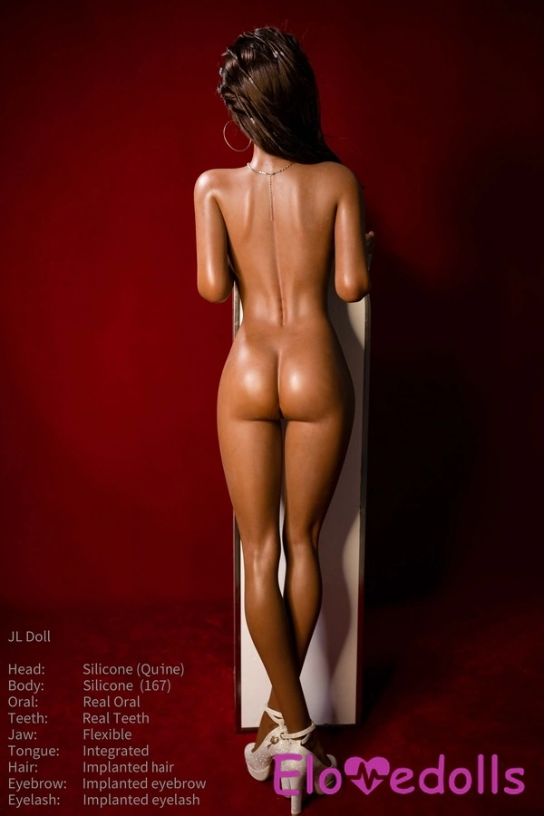 170cm B Cup TPE Full Lips Black Amber Eyes Sex Doll Detail View 6