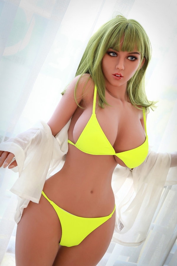 165cm C Cup TPE Blonde Petite Breasts Green Eyes Sex Doll Product