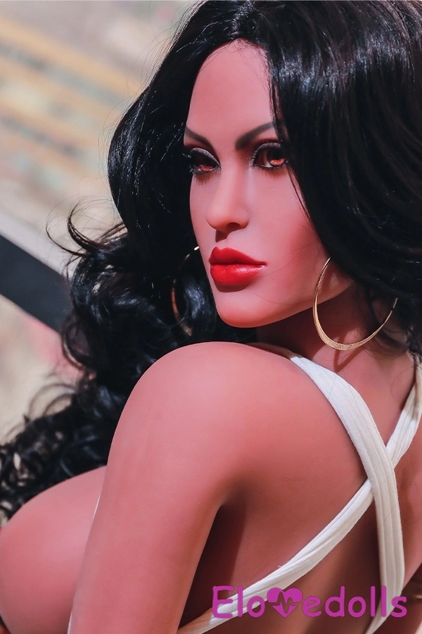 Búp bê tình dục Châu Âu 170cm Cúp F TPE Ngực cực lớn Mắt xám Môi đầy đặn Bộ sưu tập 2