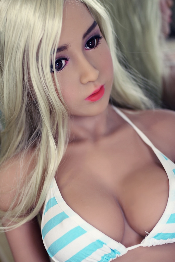 158cm D Cup TPE Thin Lips Petite Breasts Blue Eyes American Sex Doll Detail View 8