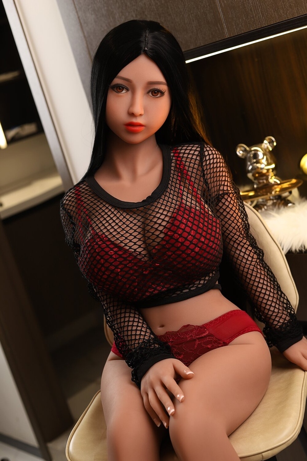 140cm D Cup TPE Amber Eyes Voluptuous Petite Breasts Sex Doll Gallery 2