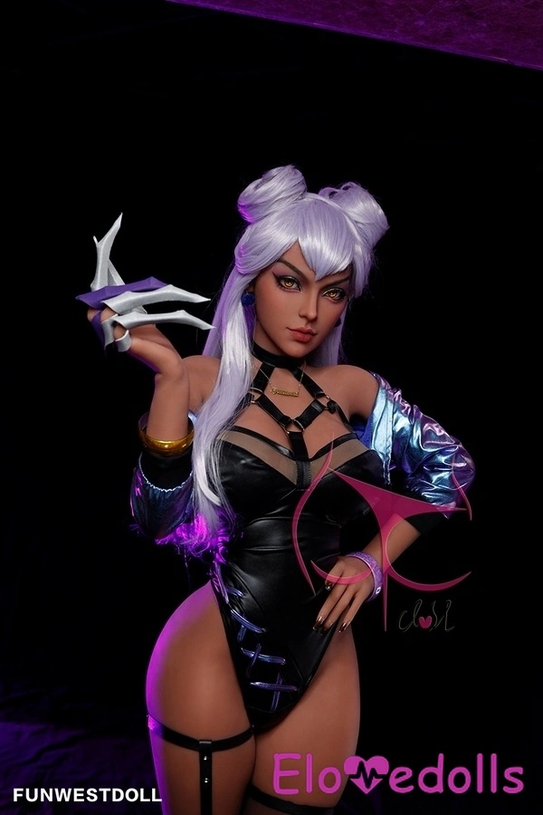 155cm F Cup TPE Petite Breasts Amber Eyes Thin Lips Robot Sex Dolls Gallery 5