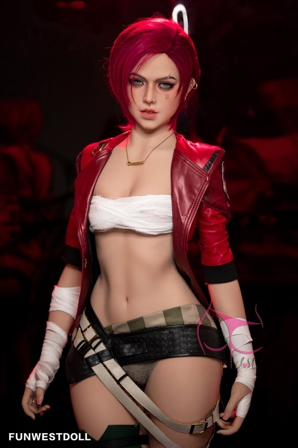 157cm C Cup TPE Red Gray Eyes Petite Breasts Japanese Sex Doll Detail View 6