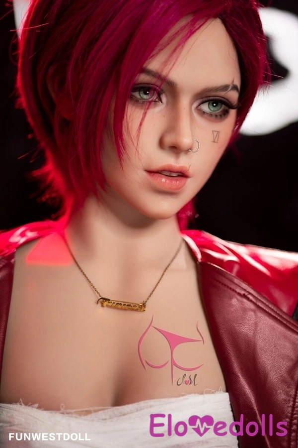 Búp bê tình dục Nhật Bản 157cm cúp C TPE ngực nhỏ màu đỏ mắt xám Xem chi tiết 7