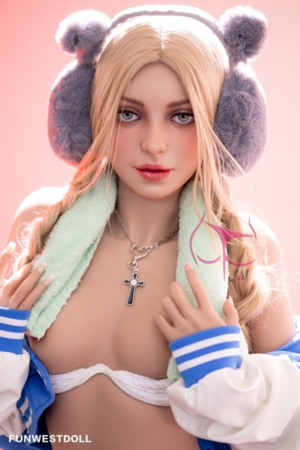 159cm A Cup TPE Blue Eyes Petite Breasts Thin Lips BBW Sex Doll Gallery 8