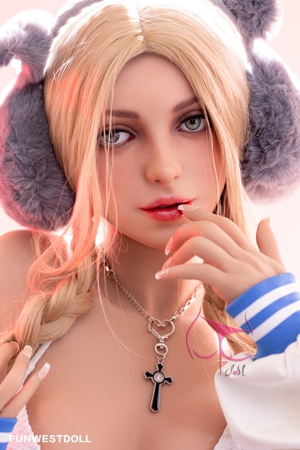 159cm A Cup TPE Blue Eyes Thin Lips Petite Breasts BBW Sex Doll Product