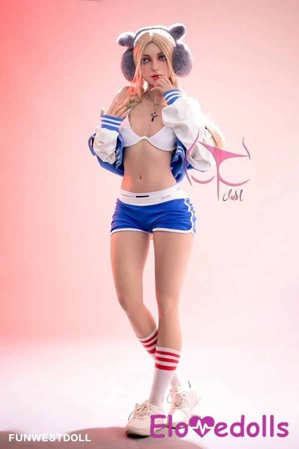 159cm A Cup TPE White Blue Eyes Thin Lips BBW Sex Doll Detail View 5