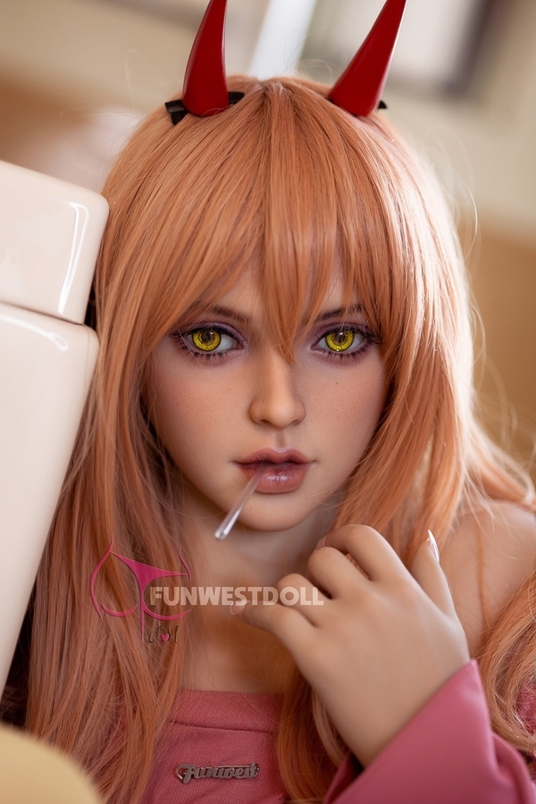 159cm A Cup TPE Red Amber Eyes Small Breasts Teen Sex Doll Detail View 11