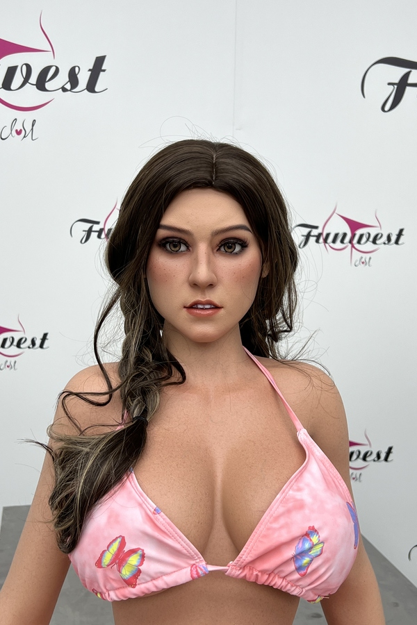 160cm E Cup Silicone Voluptuous Petite Breasts Blue Eyes Lifelike Sex Doll Detail View 29