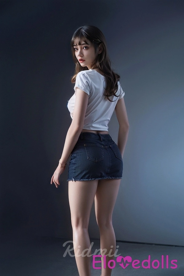 Búp bê tình dục 168cm D Cup Đầu silicon & Thân TPE Ngực nhỏ Môi mỏng Bộ sưu tập 8