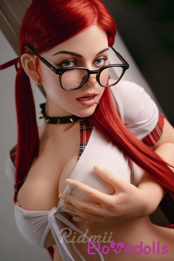 160cm F Cup TPE Thin Lips Red Petite Realistic Sex Doll Detail View 8