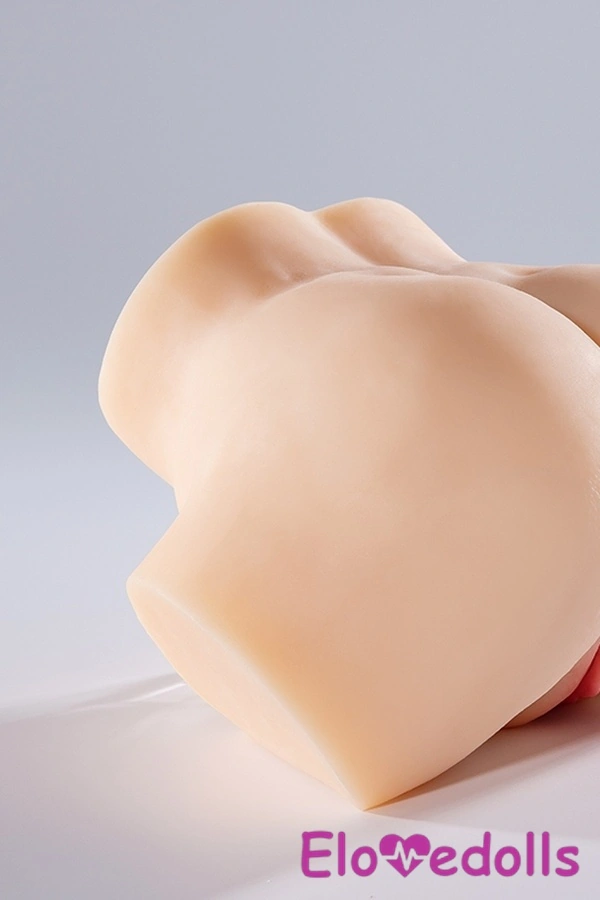 בובת מין TPE בגודל 20 ס"מ עם עיניים ענבריות ושפתיים דקות וחושניות - גלריית טורסו 4
