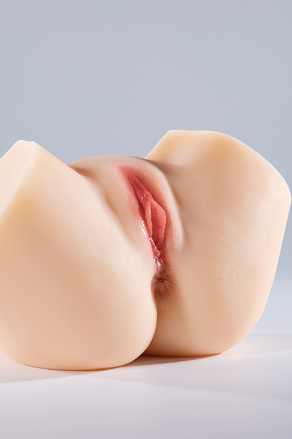 20cm TPE Amber Eyes Blonde Thin Lips Sex Doll Torso Product