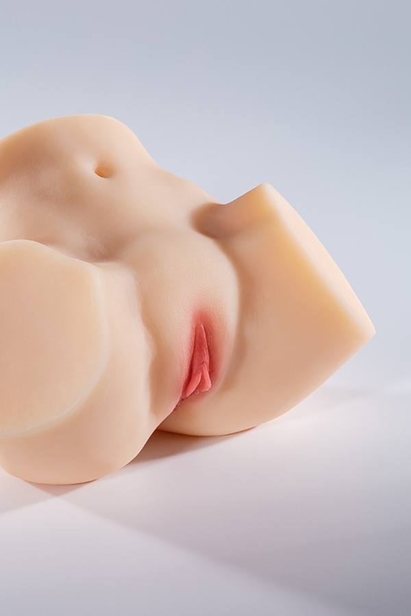 20cm TPE Blonde Voluptuous Amber Eyes Sex Doll Torso Gallery 6