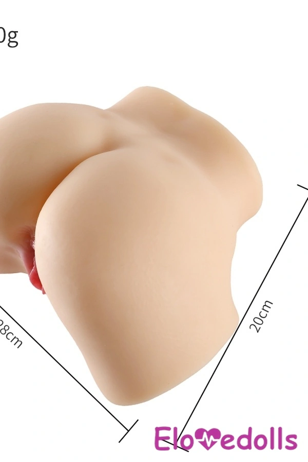 בובת מין TPE בגודל 20 ס"מ עם שפתיים דקות וחושניות, חזה בינוני, פלג גוף עליון, גלריית 9