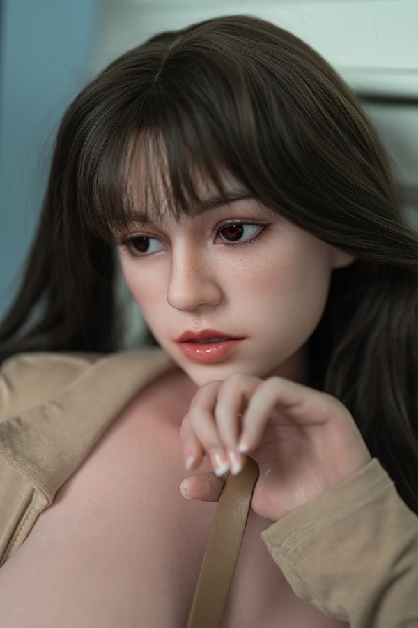 Voluptuous Petite Breasts Brunette American Sex Doll Detail View 6