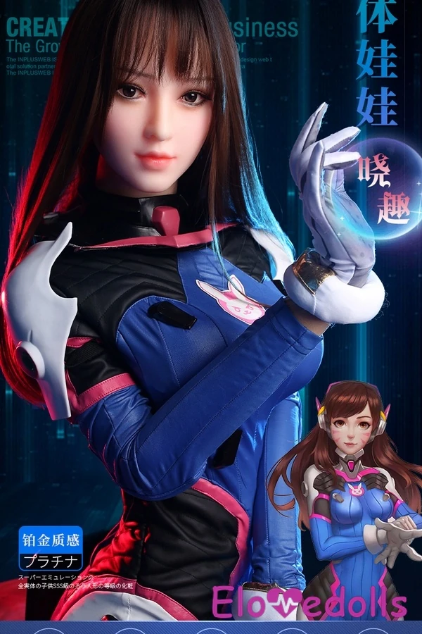 Full body adult doll showing balanced waist and hip proportions