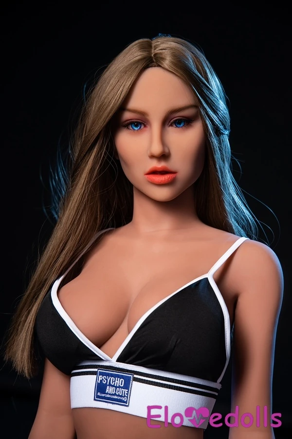 160cm TPE adult doll without standing feet shown for supported posing