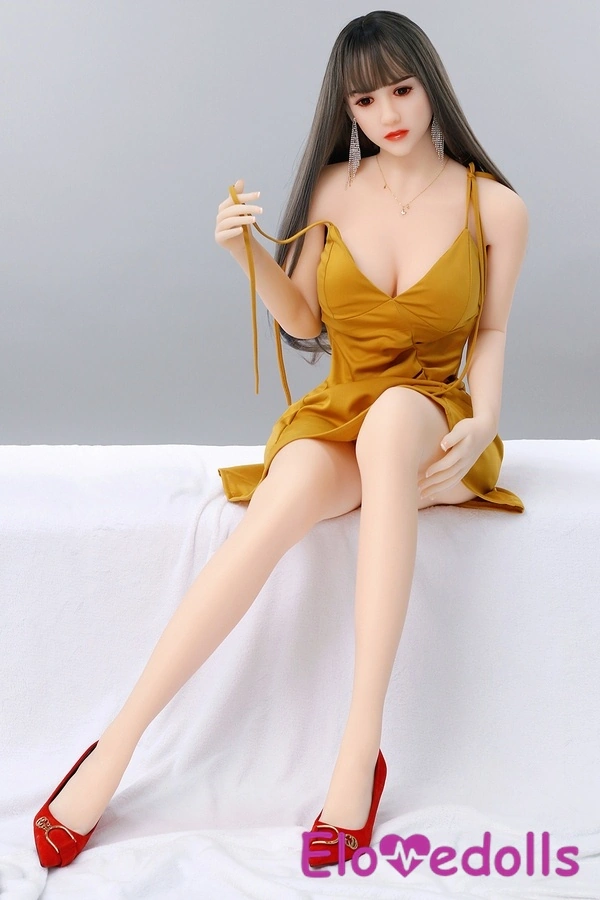 160cm B Cup TPE Petite Breasts Full Lips Amber Eyes Realistic Sex Doll Gallery 6