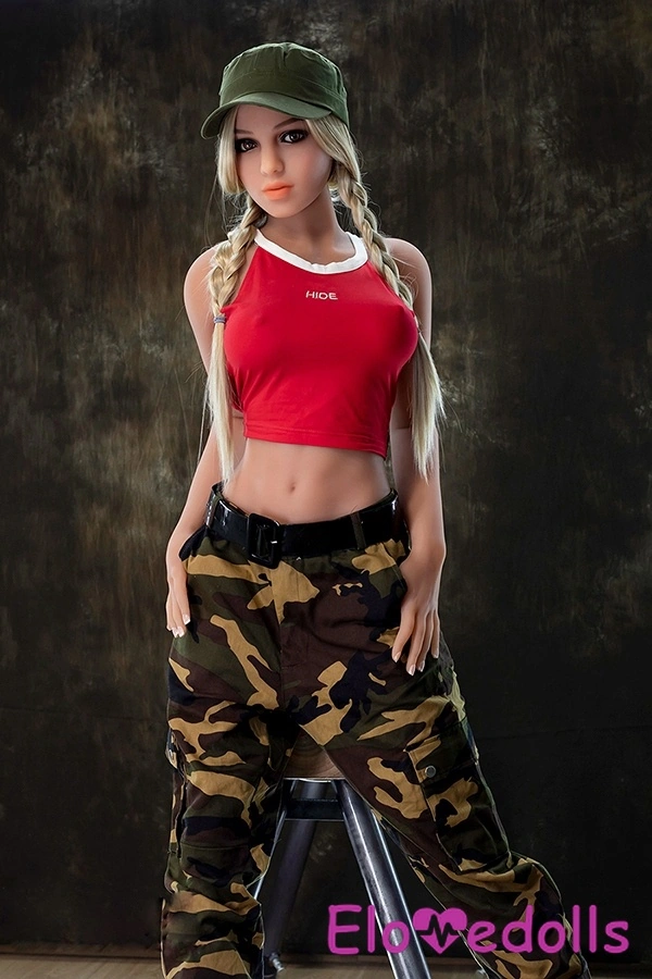166cm C Cup TPE Blonde Thin Lips Amber Eyes American Sex Doll Gallery 2