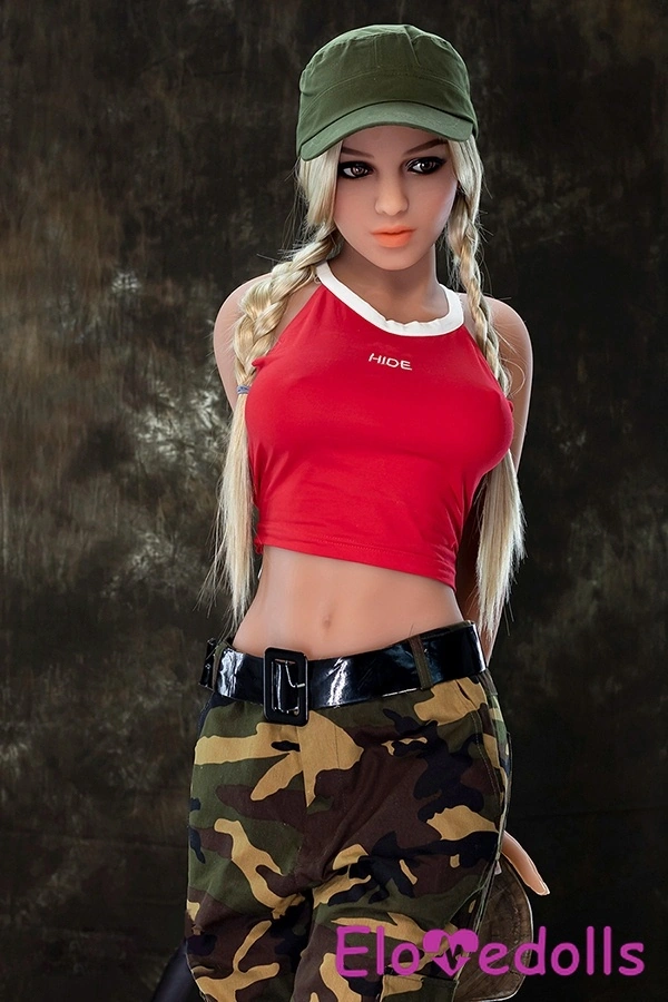 166cm C Cup TPE Thin Lips Blonde Amber Eyes American Sex Doll Detail View 4
