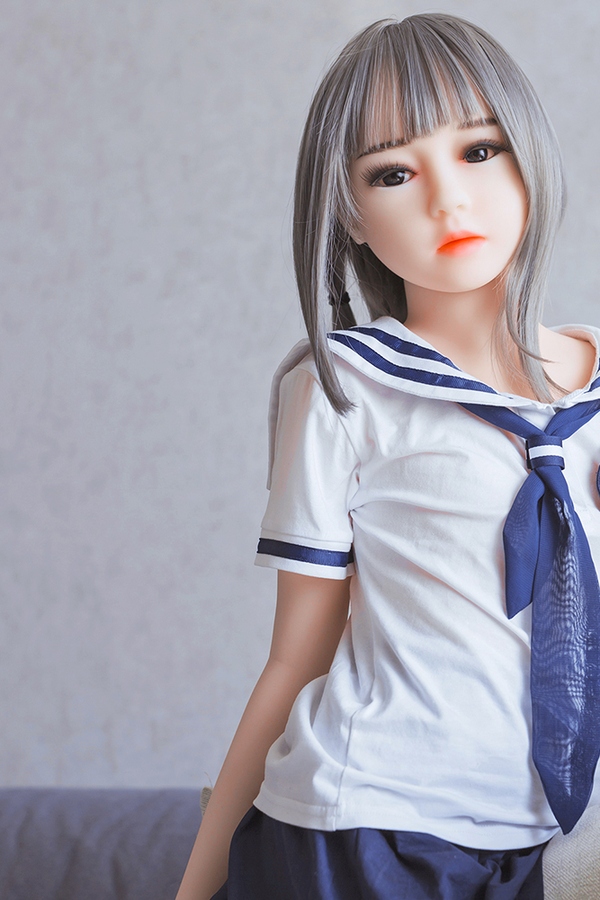 128cm A Cup TPE Blue Eyes Petite White Japanese Sex Doll Product