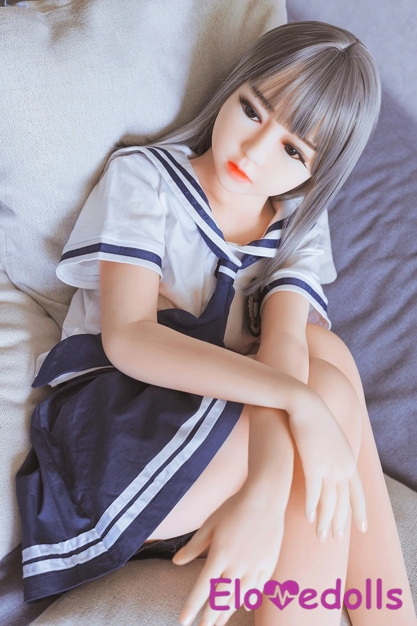 128cm A Cup TPE Small Breasts Blue Eyes Petite Japanese Sex Doll Gallery 2