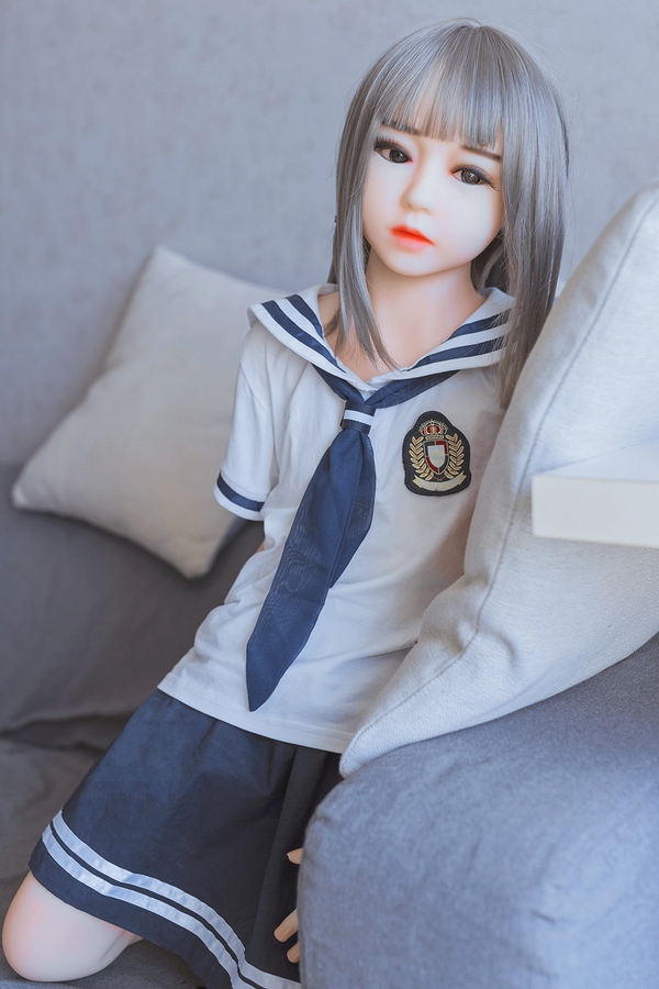 128cm A Cup TPE Petite Small Breasts White Japanese Sex Doll Gallery 4