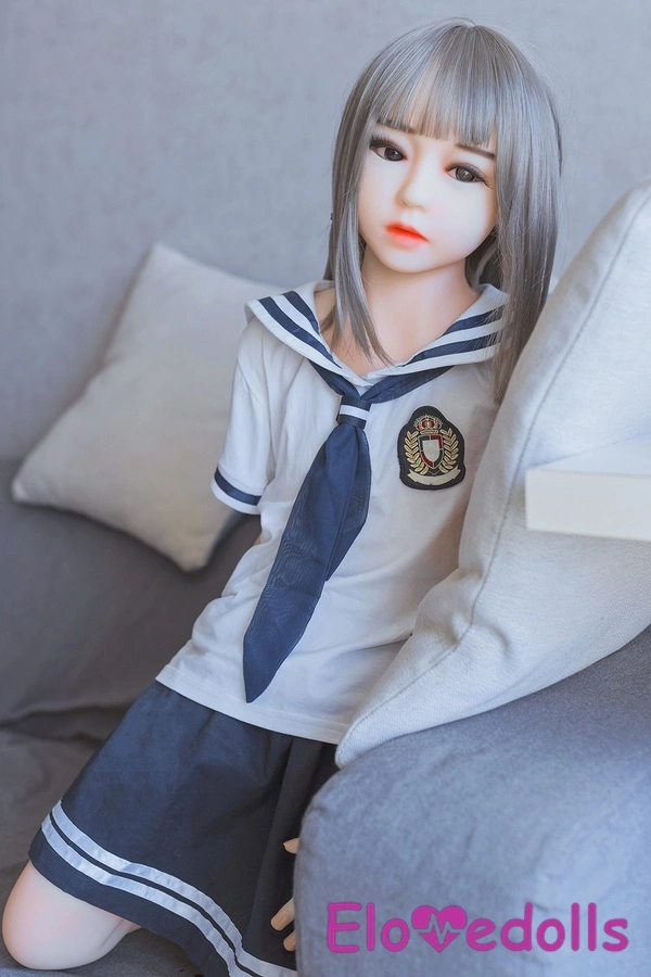 128cm A Cup TPE Petite Small Breasts White Japanese Sex Doll Gallery 4