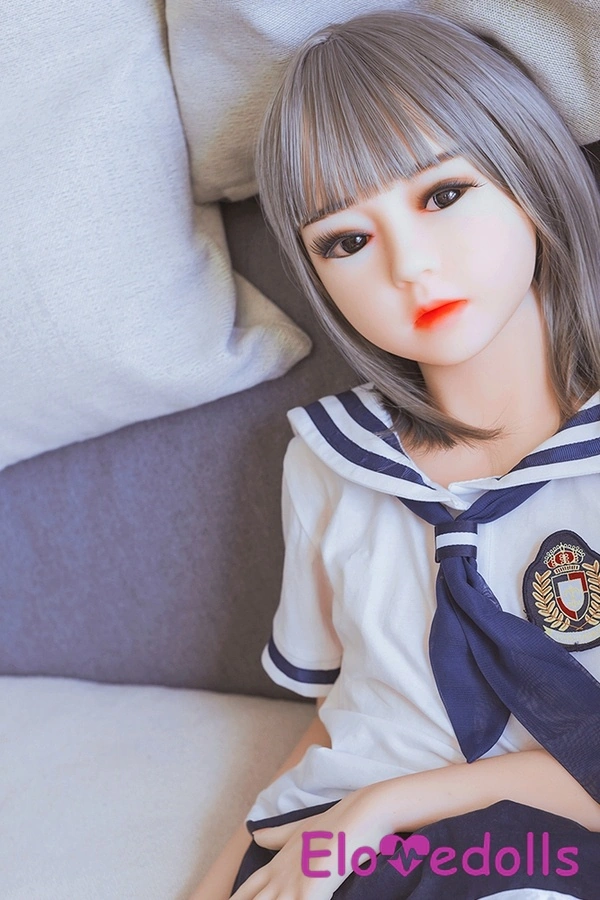 128cm A Cup TPE White Petite Blue Eyes Japanese Sex Doll Detail View 2