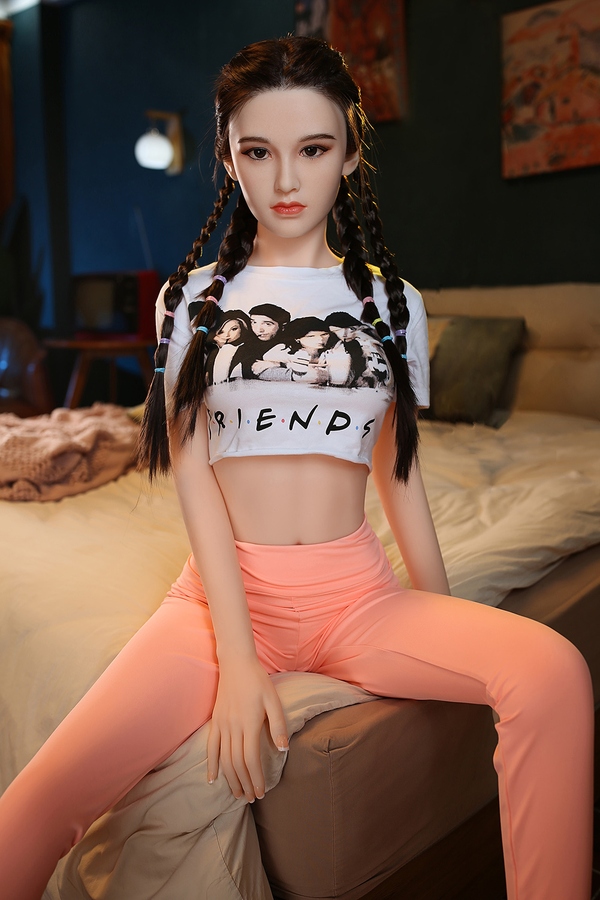 160cm B Cup TPE Brunette Petite Breasts Hazel Eyes Asian Sex Doll Detail View 1
