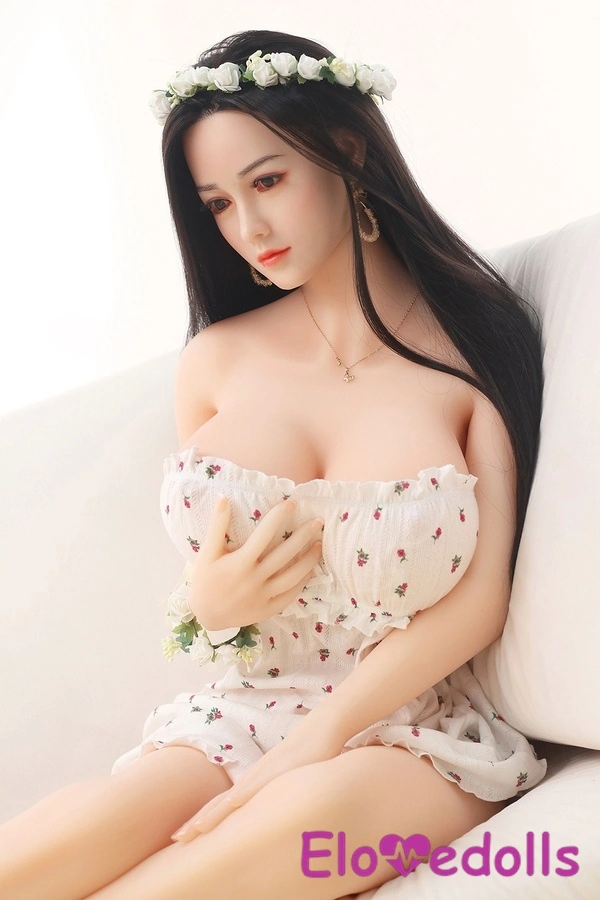 158cm B Cup TPE Body&Silicone Head Black Petite Breasts Asian Sex Doll Detail View 8