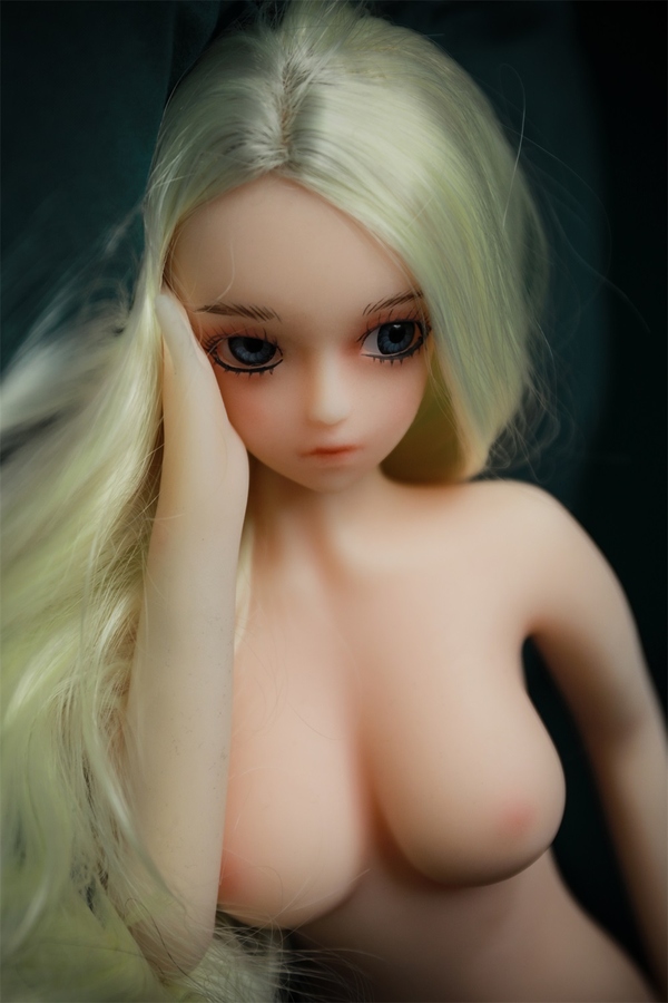 60cm B Cup TPE Red Amber Eyes Small Breasts Mini Sex Doll Gallery 5