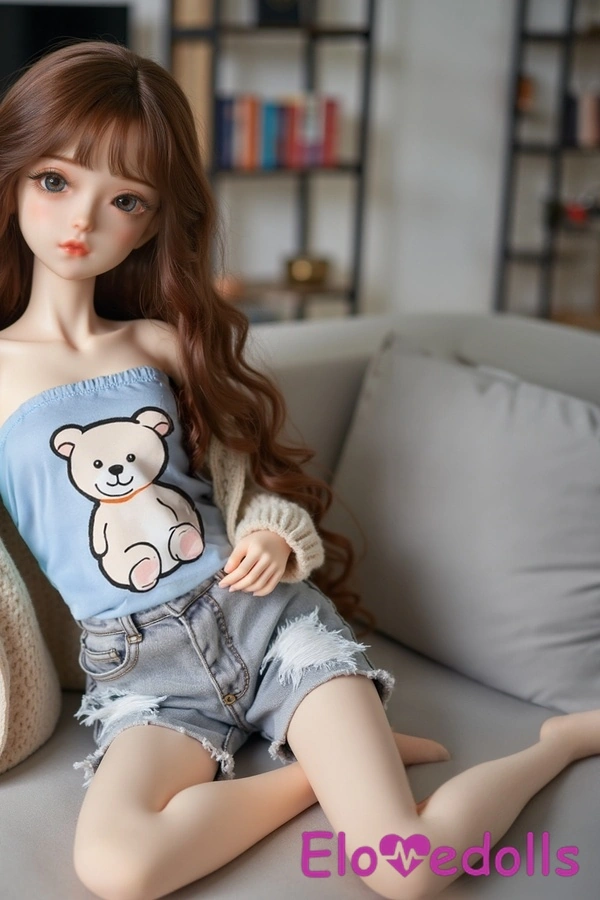 60cm B Cup TPE Petite Breasts Gray Eyes Anime Sex Doll Gallery 9